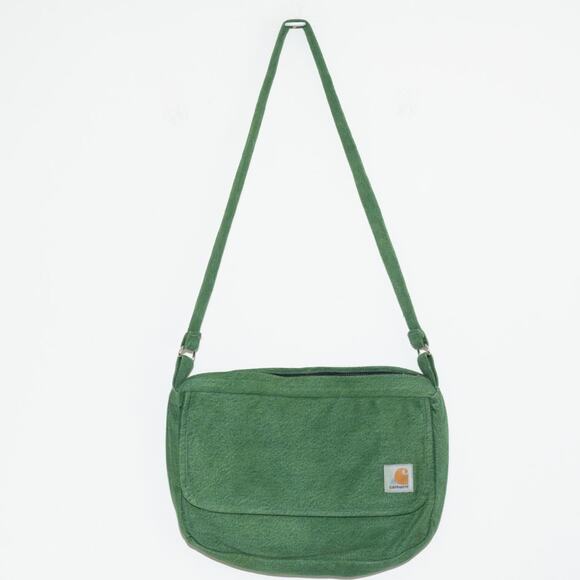 Upcycled carhartt blue denim crossbody bag - Picture 1 of 7